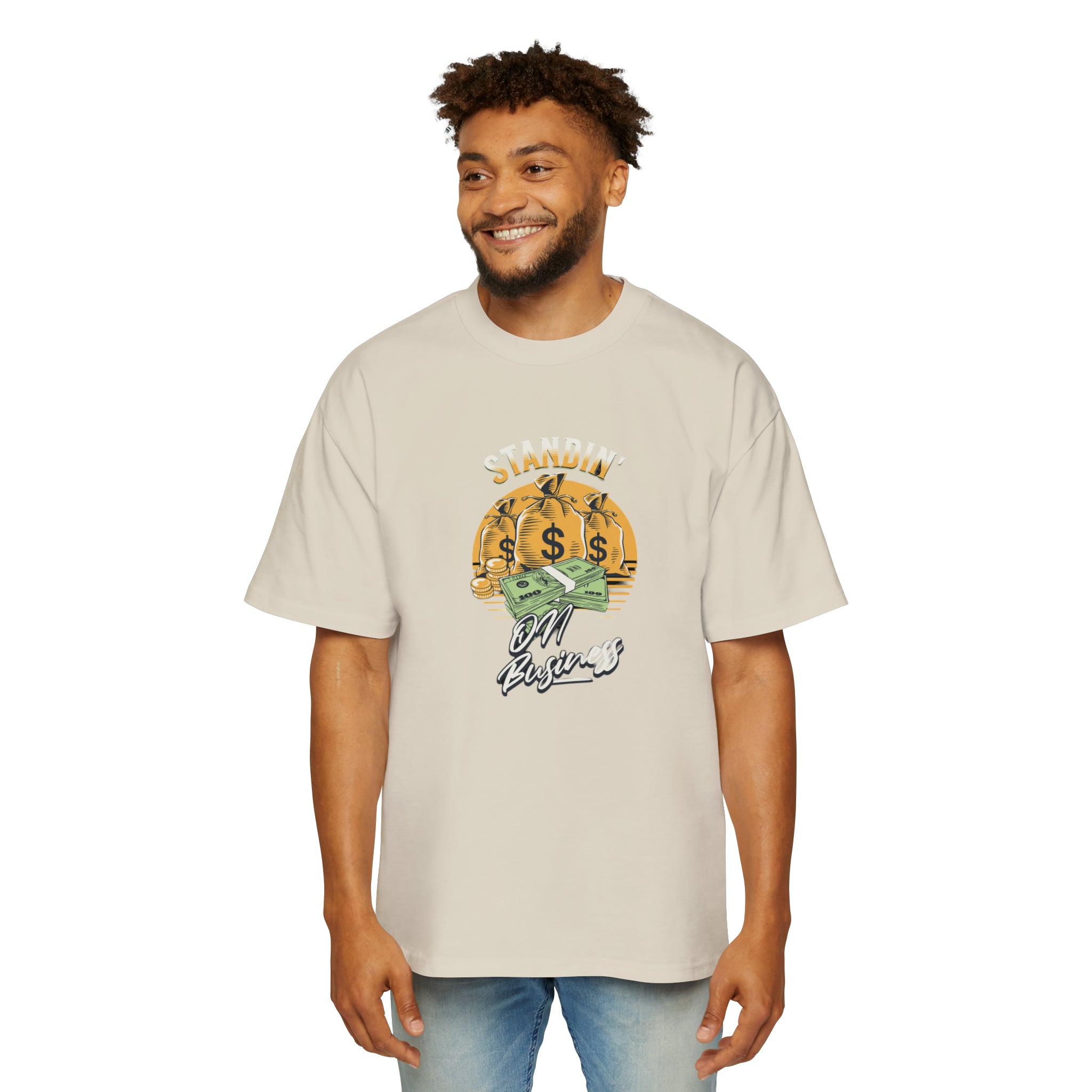 Golden Dreams Men's Heavy Oversized Tee™