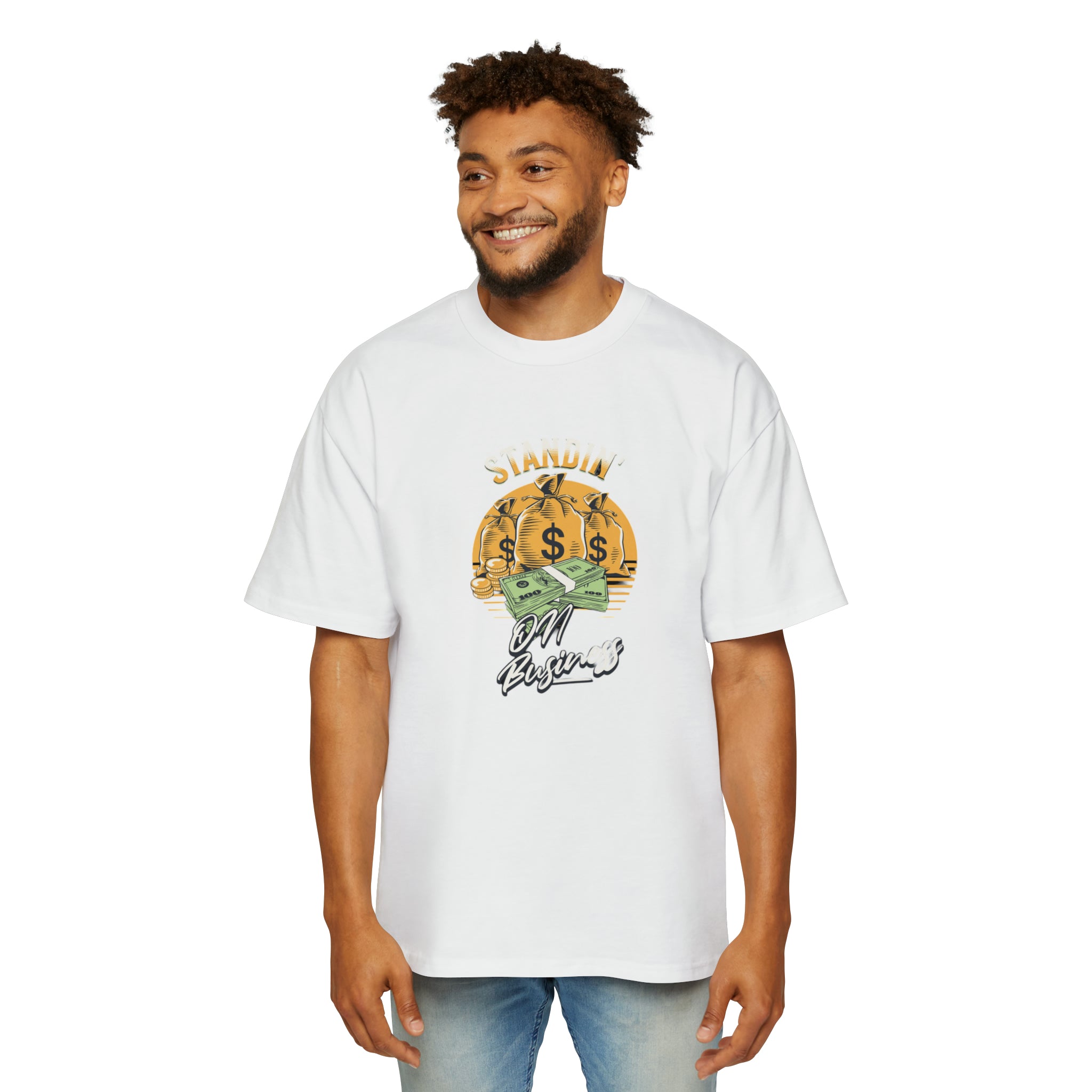 Golden Dreams Men's Heavy Oversized Tee™