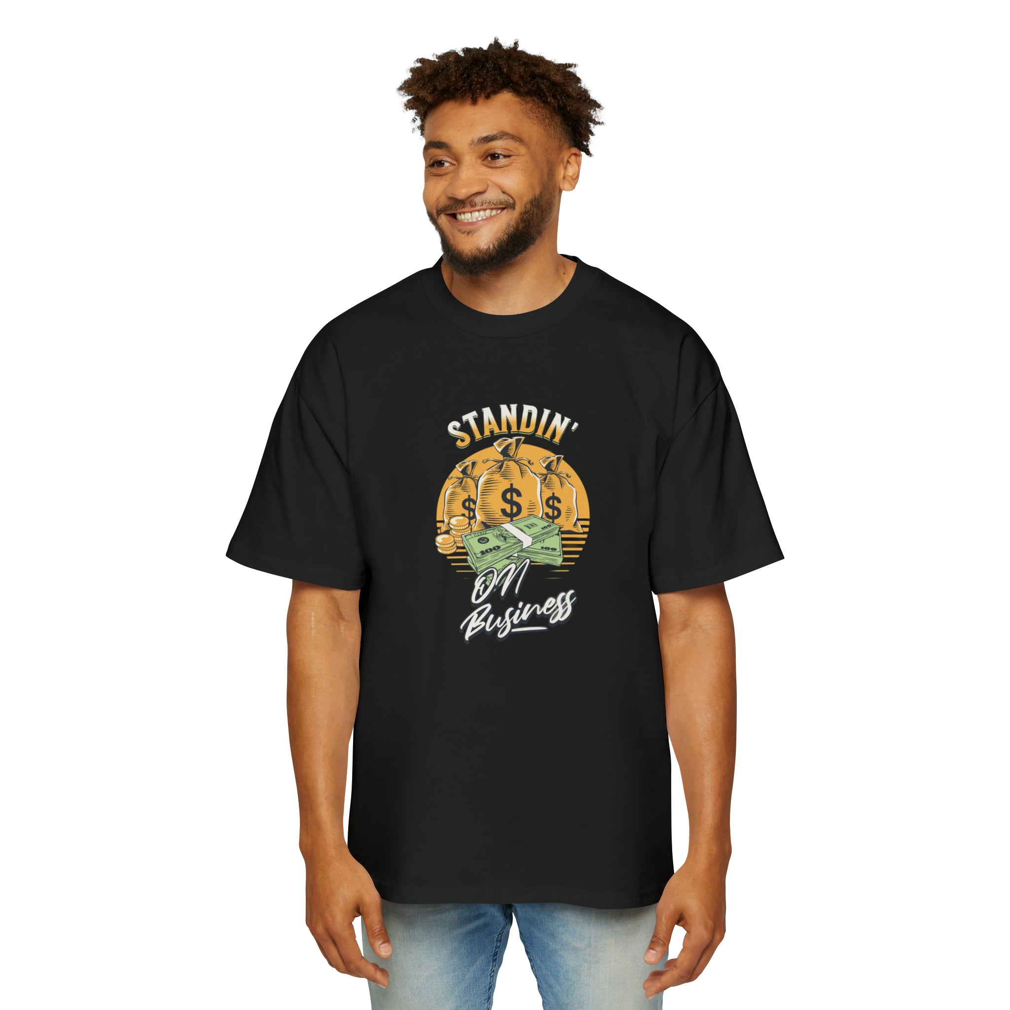 Golden Dreams Men's Heavy Oversized Tee™